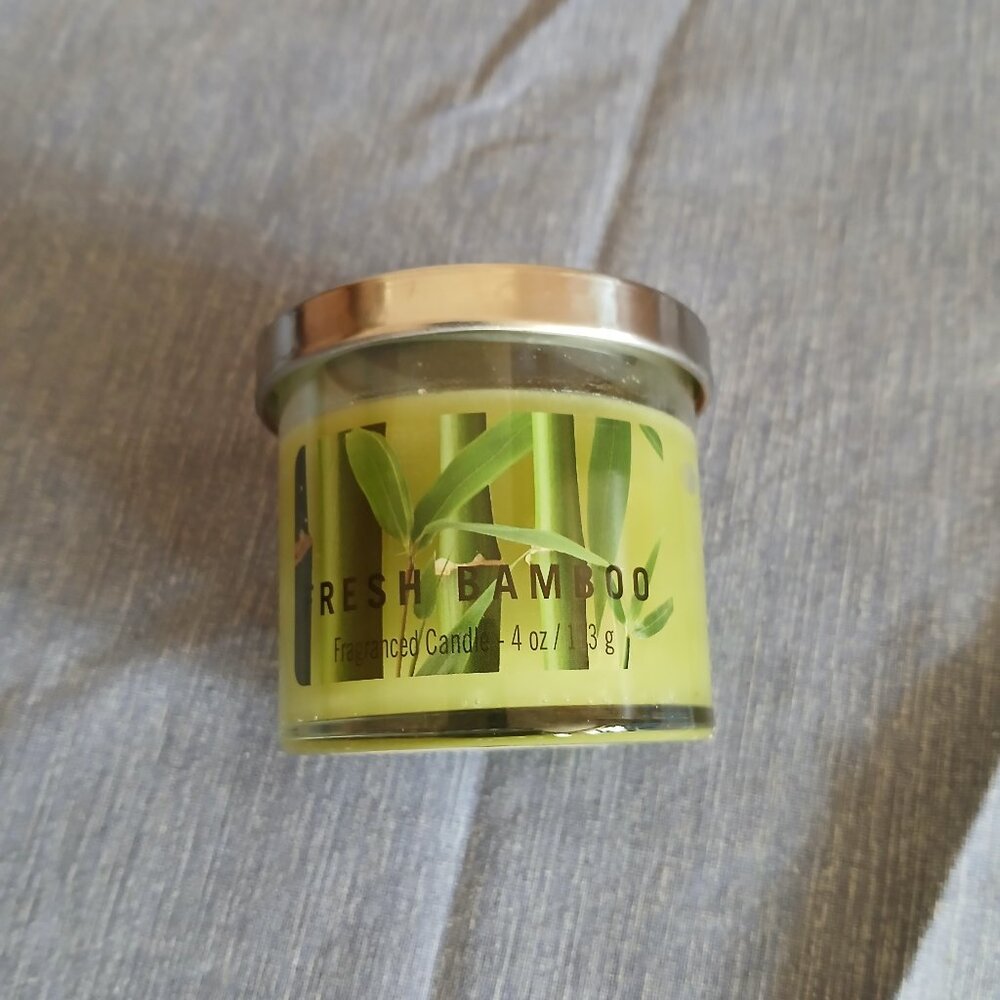 Candle Fresh Bamboo 4 oz New